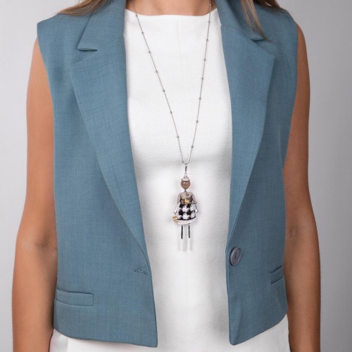 Подвеска Miamelie, кукла Джекки, MiA-2408-CL7434 серебристый фото 3