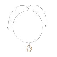 Колье Dansk Copenhagen, Elysian, двухцветный металл, DNSK25.2-9C2507004 серебристый