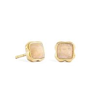 Серьги Coeur de Lion Cream jade (June), 1301/21-1424