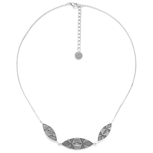 Колье ORI TAO, Karaba, с орнаментом, OT23.1-15-31320 серебристый