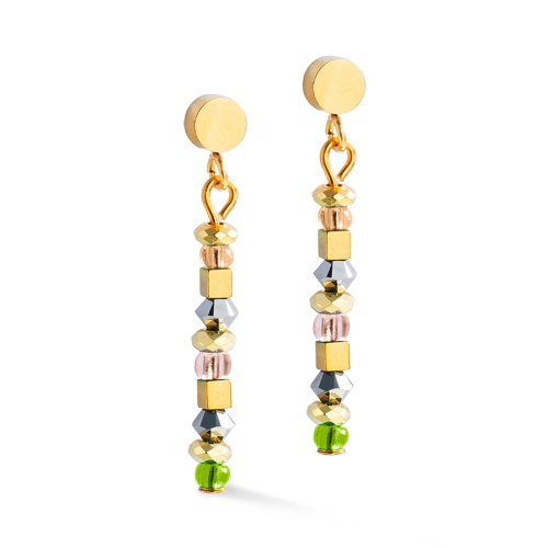 Серьги Coeur de Lion Brown-Olive, 4359/21-1109