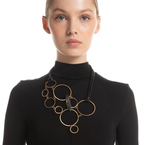 Колье Katerina Vassou, Celestial, с турмалином, KV26.1-404826G золотистый фото 2