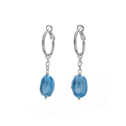 Серьги Lanzerotti, Marino, с жемчугом барокко, LZ-25.06-172 голубой