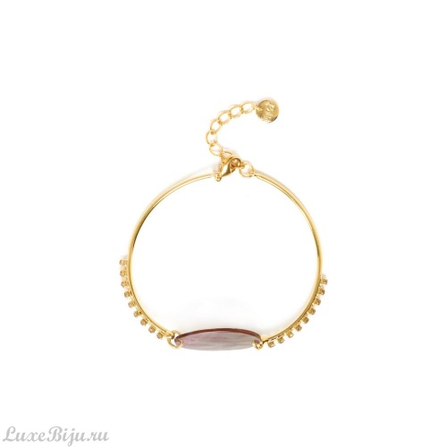 Браслет Franck Herval, Sherine, с кристаллами Swarovski и перламутром, FH22.2-13-72010 золотистый фото 2