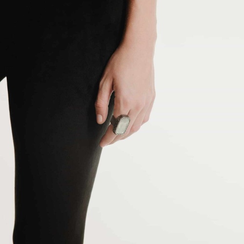 Кольцо Katerina Vassou, Egress, разъемное, с кристаллом, KV24.2-401528BAGAVE аквамариновый фото 2