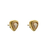 Серьги Ciclon, Fortuna oro, с кристаллом, CN-250600 янтарный