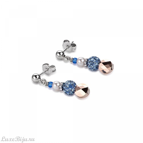 Серьги Coeur de Lion Light Blue 4867/21-0720 фото 2