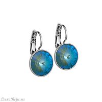 Серьги Fiore Luna Silky Sage Delite A1903.16 G/S