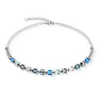 Колье Coeur de Lion Blue-Silver, 2100/10-0717