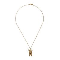 Колье Lotta Djossou, с подвеской цикада, LD23-H002 золотистый