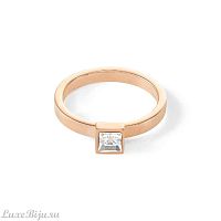 Кольцо Coeur de Lion Crystal-Rose gold 18.5 мм, 0501/40-1822 58