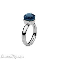 Кольцо Qudo Firenze Dark Blue 18 мм 611060 BL/S