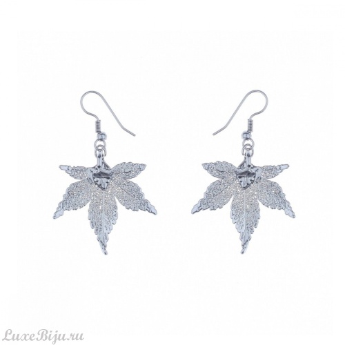 Серьги Ester Bijoux Японский Клён LF55C-BLACK