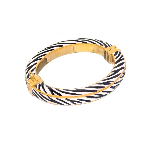 Браслет Francesca Bianchi, кафф, с эмалью, FB25.2-BF6 золотистый, 7см