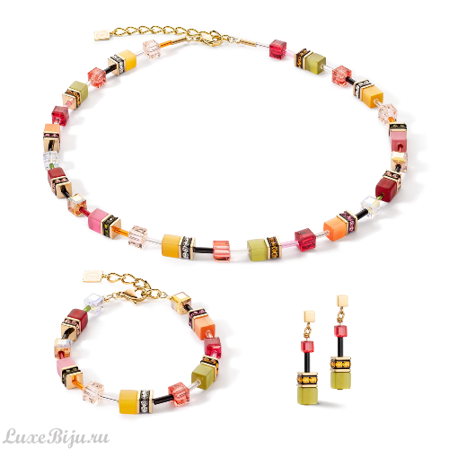 Пусеты Coeur de Lion Multicolor Indian Summer, 2838/21-1585 фото 3