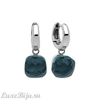 Серьги Qudo Firenze London Blue 300024 BL/S