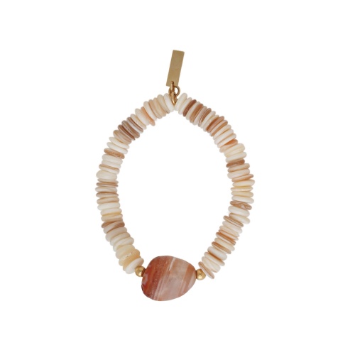 Браслет Nature Bijoux, Minerama, стрейч, с перламутром и агатом, NB26.1-13-44504 коричневый фото 2