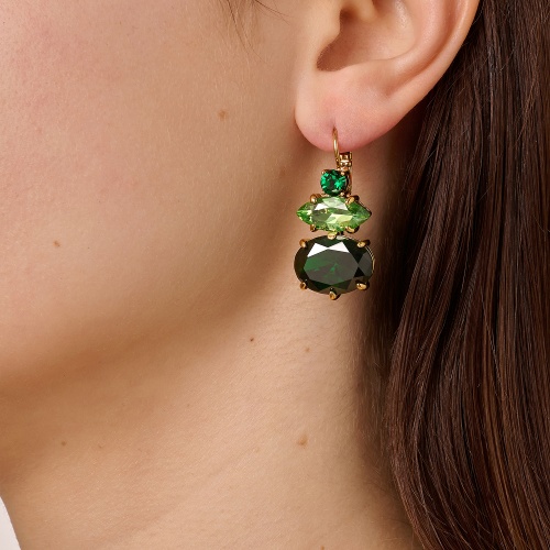 Серьги Dyrberg Kern PARSANA SG GREEN, 470012 фото 6