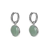Серьги Fiore Luna GREEN AVENTURINE, LE1119 G/S