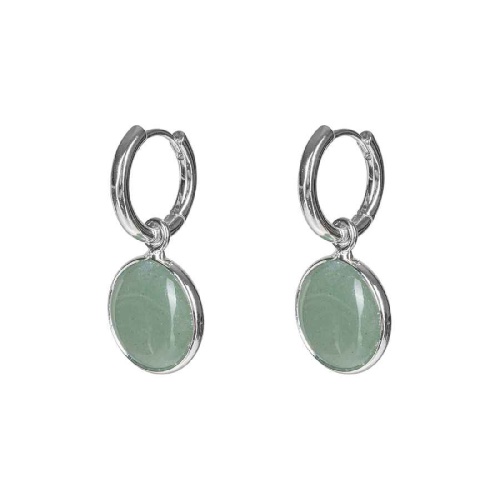 Серьги Fiore Luna GREEN AVENTURINE, LE1119 G/S