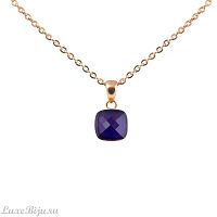 Колье Qudo Firenze tanzanite 400119.1 V/RG