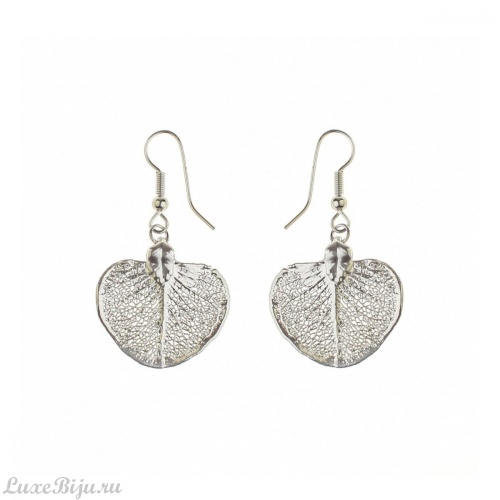 Серьги Ester Bijoux Денежный Лист LF93C-S BW