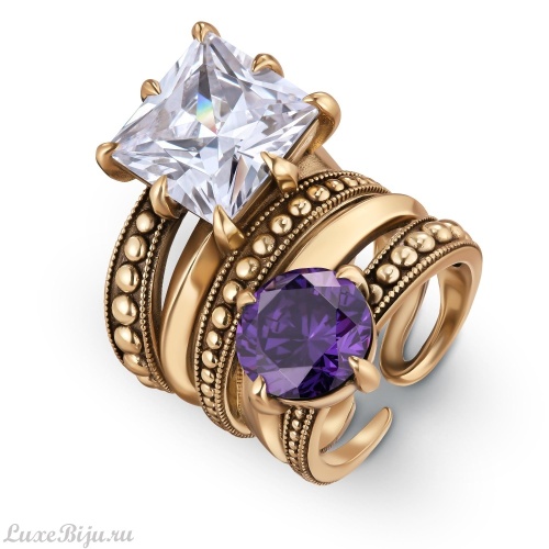 Кольцо Fiore di Firenze AN0588-0433 CERCHIO AMETISTA