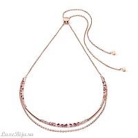 Колье Coeur de Lion Rose Gold Lilac 5073/10-0829