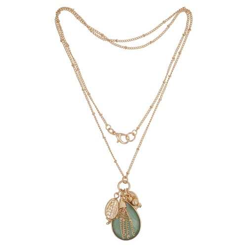 Колье Fiore Luna GREEN AVENTURINE, LN5126 RG/RG
