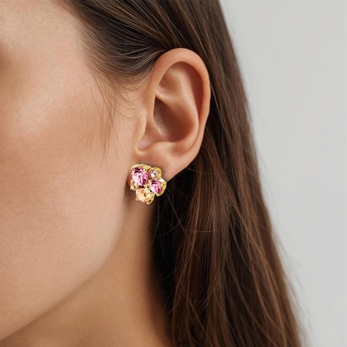 Серьги Dyrberg Kern MINNIE SG ROSE, 480162 фото 3