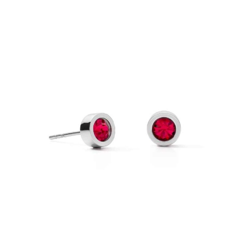 Серьги Coeur de Lion Silver Red, 0228/21-0317