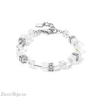 Браслет Coeur de Lion White-Silver, 3018/30-1417