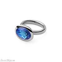 Кольцо Qudo Tivola Royal Blue Delite 18.5 мм 650994 BL/S