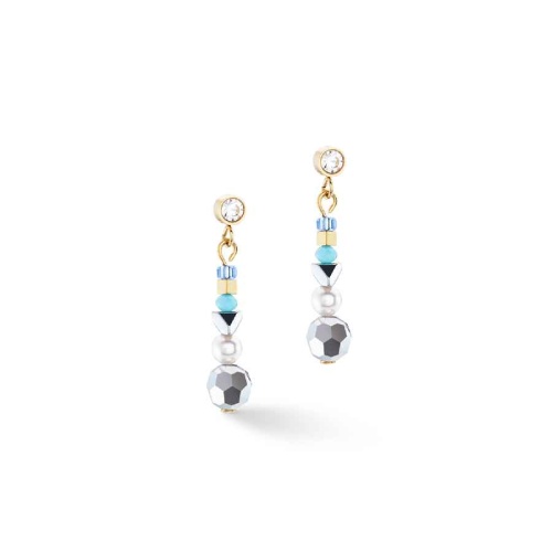 Серьги Coeur de Lion Turquoise, 2035/21-0600