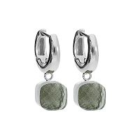 Серьги Qudo FIRENZE (S) Smoky Quartz, 107000/20-5110