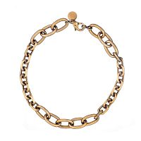 Колье Thot Gioielli, со звеньями разных форм, TG25.1-CLV07 золотистый
