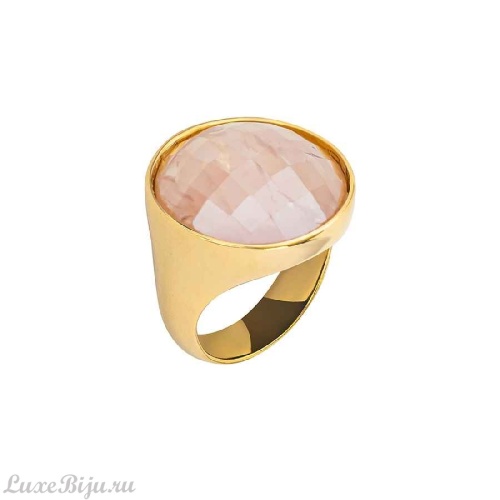 Кольцо Possebon  quartz rose 18.5 мм