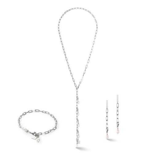 Колье Coeur de Lion White-Silver, 1112/10-1417 фото 5