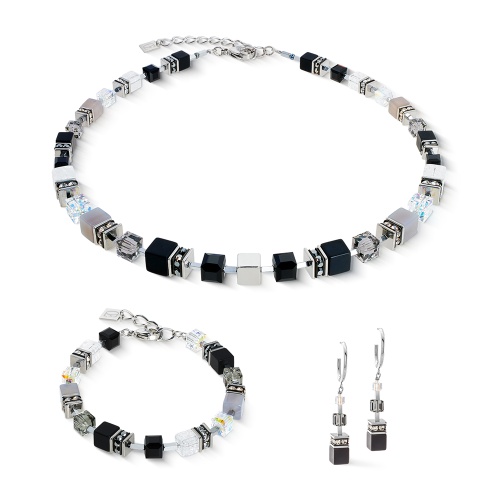 Серьги Coeur de Lion Black-Silver, 3039/21-1317 фото 3