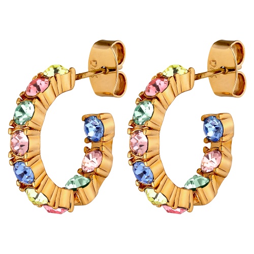 Серьги Dyrberg Kern RAQUEL SG PASTEL MULTI, 460067 фото 4