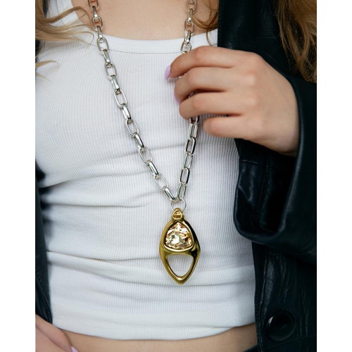 Колье Ciclon, Destiny oro, с кристаллом, CN-250804 янтарный фото 3