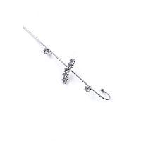 Серьга Moon Paris, Ringo, кафф, с кристаллами, MR-22.04-180 серебристый