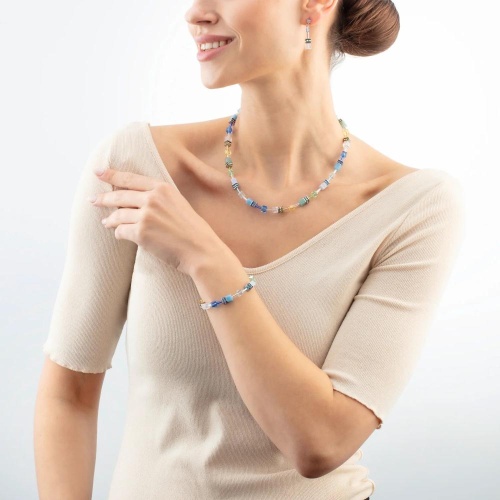 Колье Coeur de Lion Aqua-Green, 4905/10-2005 фото 2