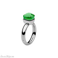 Кольцо Qudo Firenze peridot 16.5 мм 610842/16.5 G/S