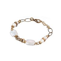 Браслет Alcozer&J, с жемчугом, AL-B38BJ24-R белый