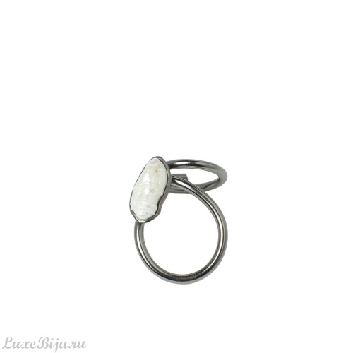 Кольцо Katerina Vassou, Downbeat, с жемчугом, KV26.1-406064B серебристый, 19