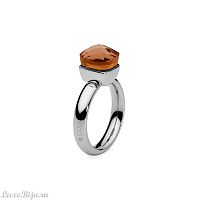 Кольцо Qudo Firenze smoked topaz 17.2 мм 610753/17.2 BR/S