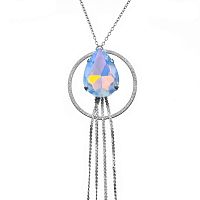 Колье Catherine Bijoux, Aurora crystal, с кристаллом, CB26.1-5682AS голубой