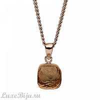 Колье Qudo Firenze smoked topaz 400146.1 BR/RG