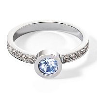 Кольцо Coeur de Lion Light Blue-Silver 18.5 мм, 0228/40-0741 58
